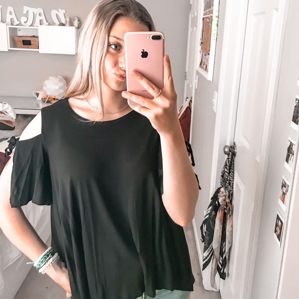 Dry Goods Open Shoulder Shirt